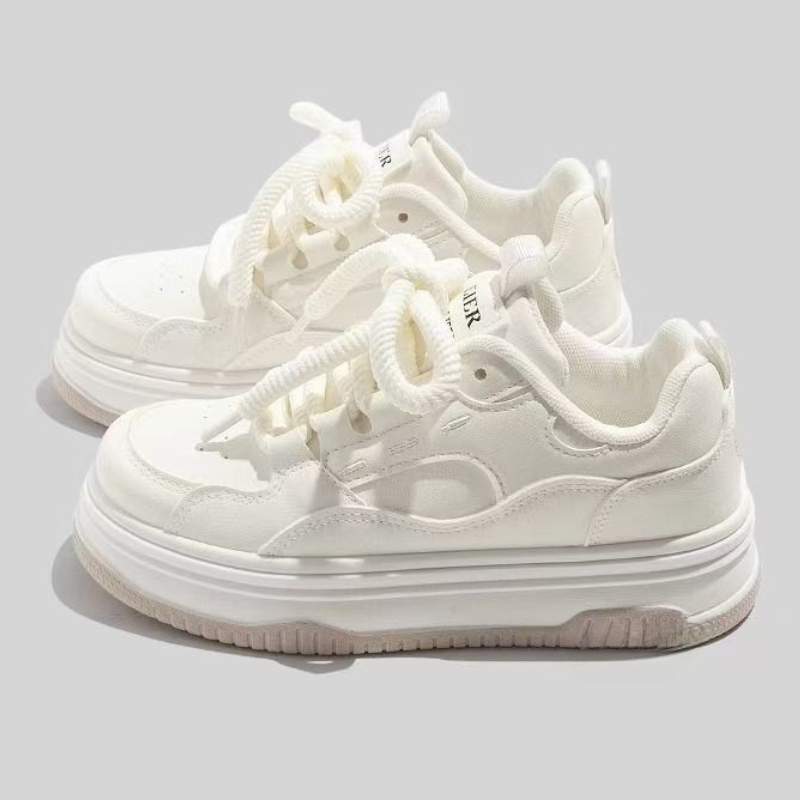Round-toe Lace-up Casual White - Vans Shoes Old Skool review and price