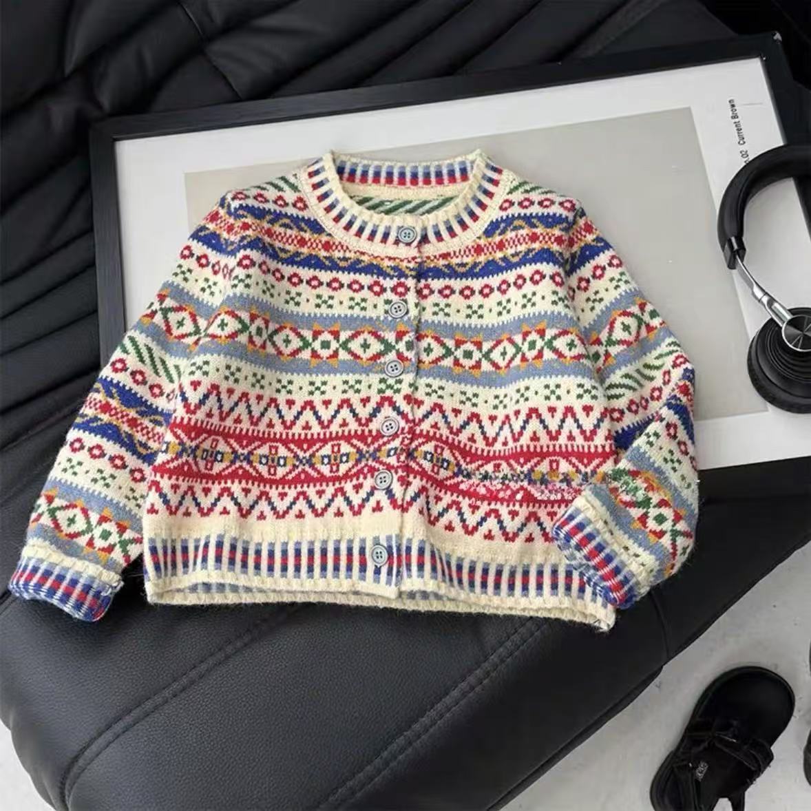Girls Fashion Knitted Cardigan - Kids Ethnic Fashion review and price