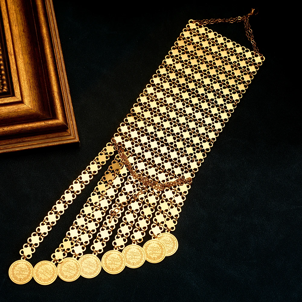 New Coin Tassles Gold Plated J - Ethnic Luxe Fashion review and price