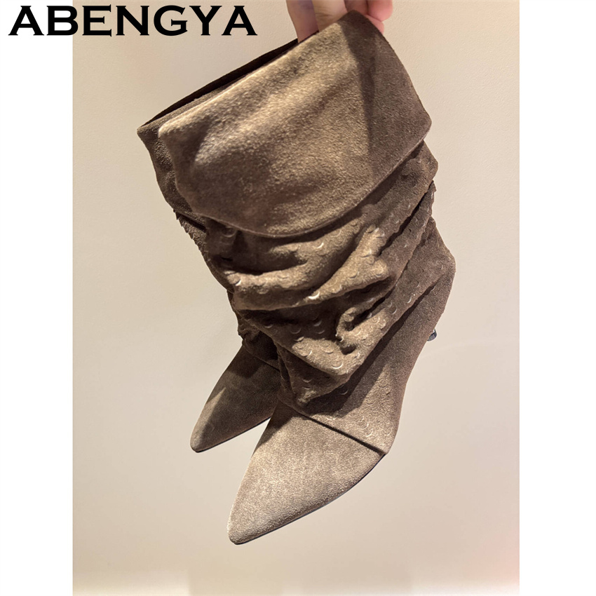 Women's Mid Calf Short Boots 2 - Ethnic Fashion Women review and price