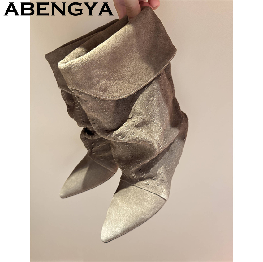 Women's Mid Calf Short Boots 2 - Ethnic Fashion Women review and price