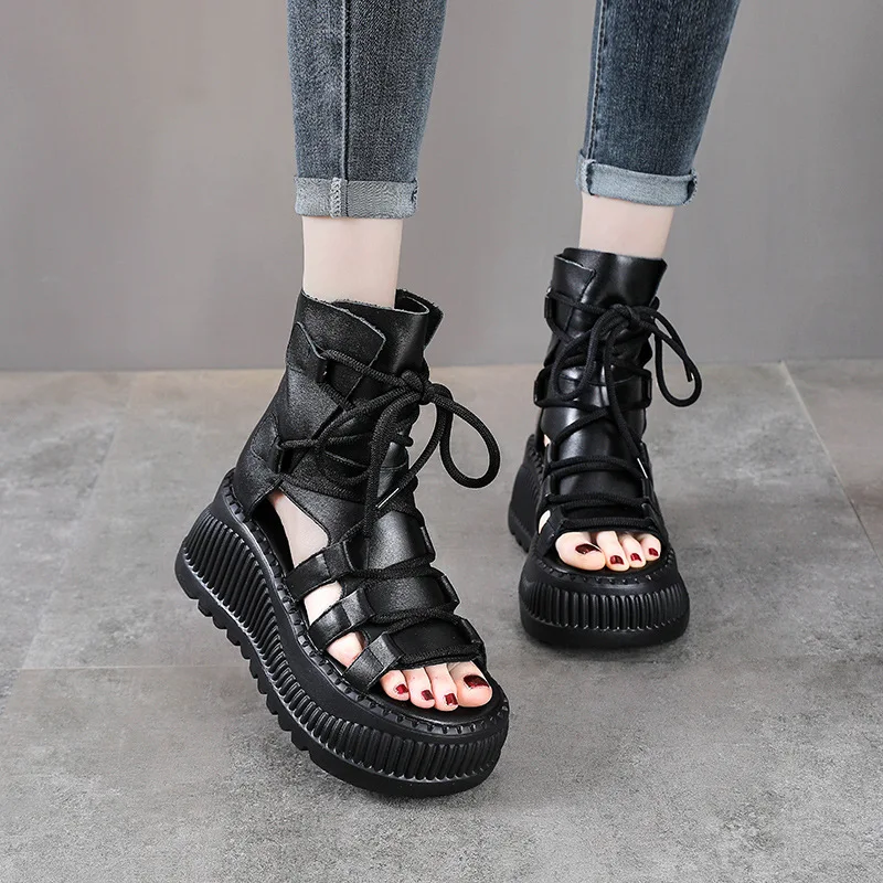 8CM Ethnic Cow Genuine Leather - Ethnic Fashion Women review and price