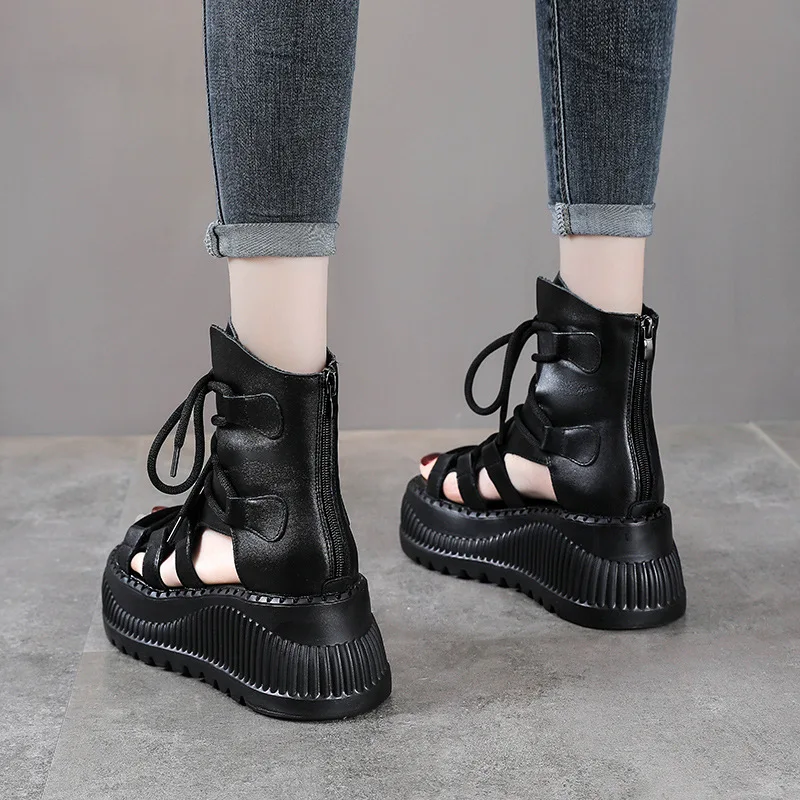 8CM Ethnic Cow Genuine Leather - Ethnic Fashion Women review and price