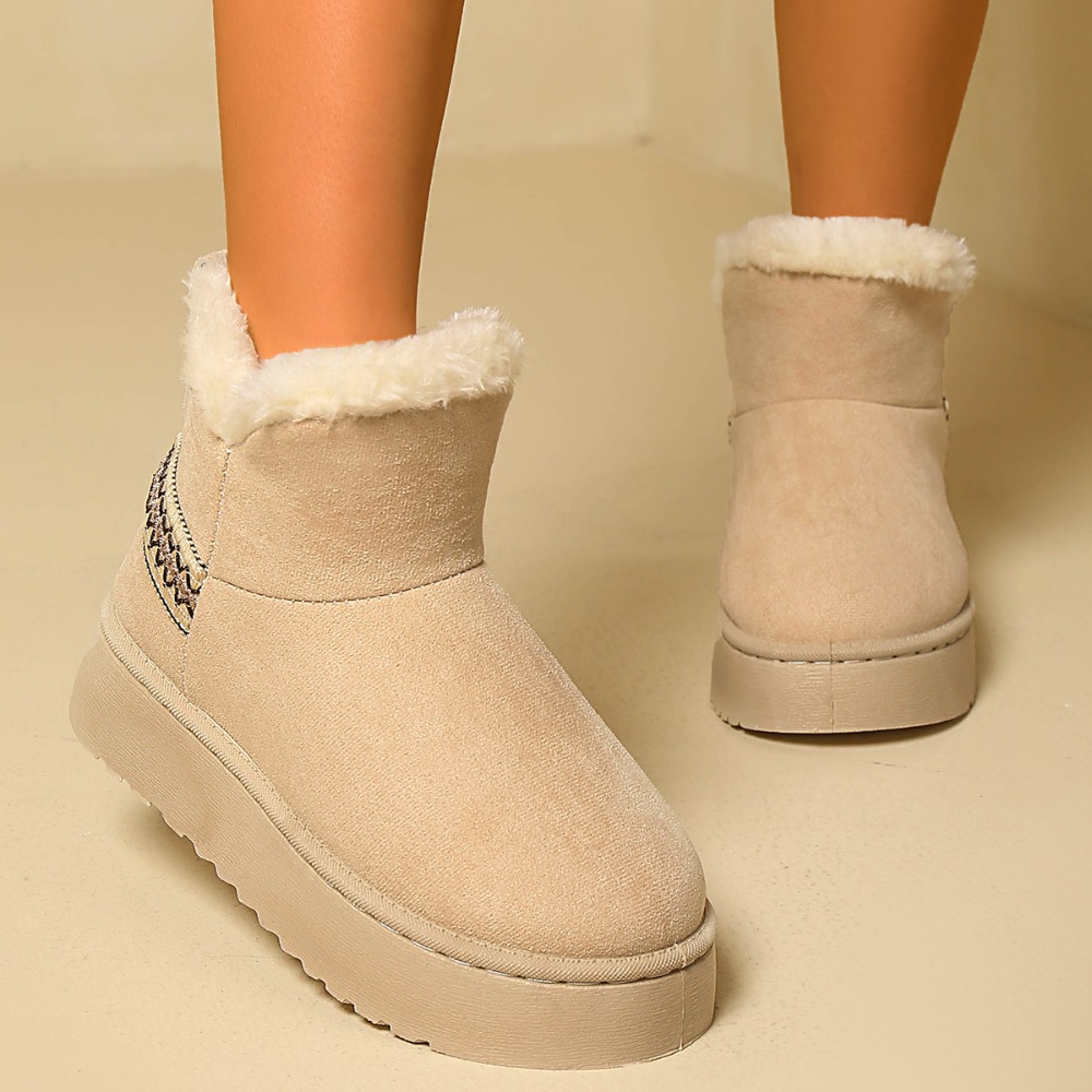 New Winter Women's Suede Snow  - Ethnic Fashion Women review and price