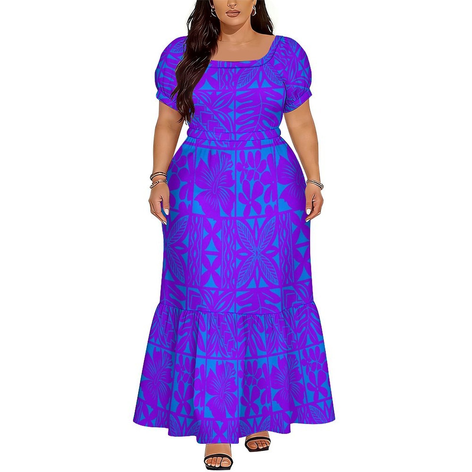 Hot-Selling Elegant V-Neck Lon - Ethnic Style Dresses review and price