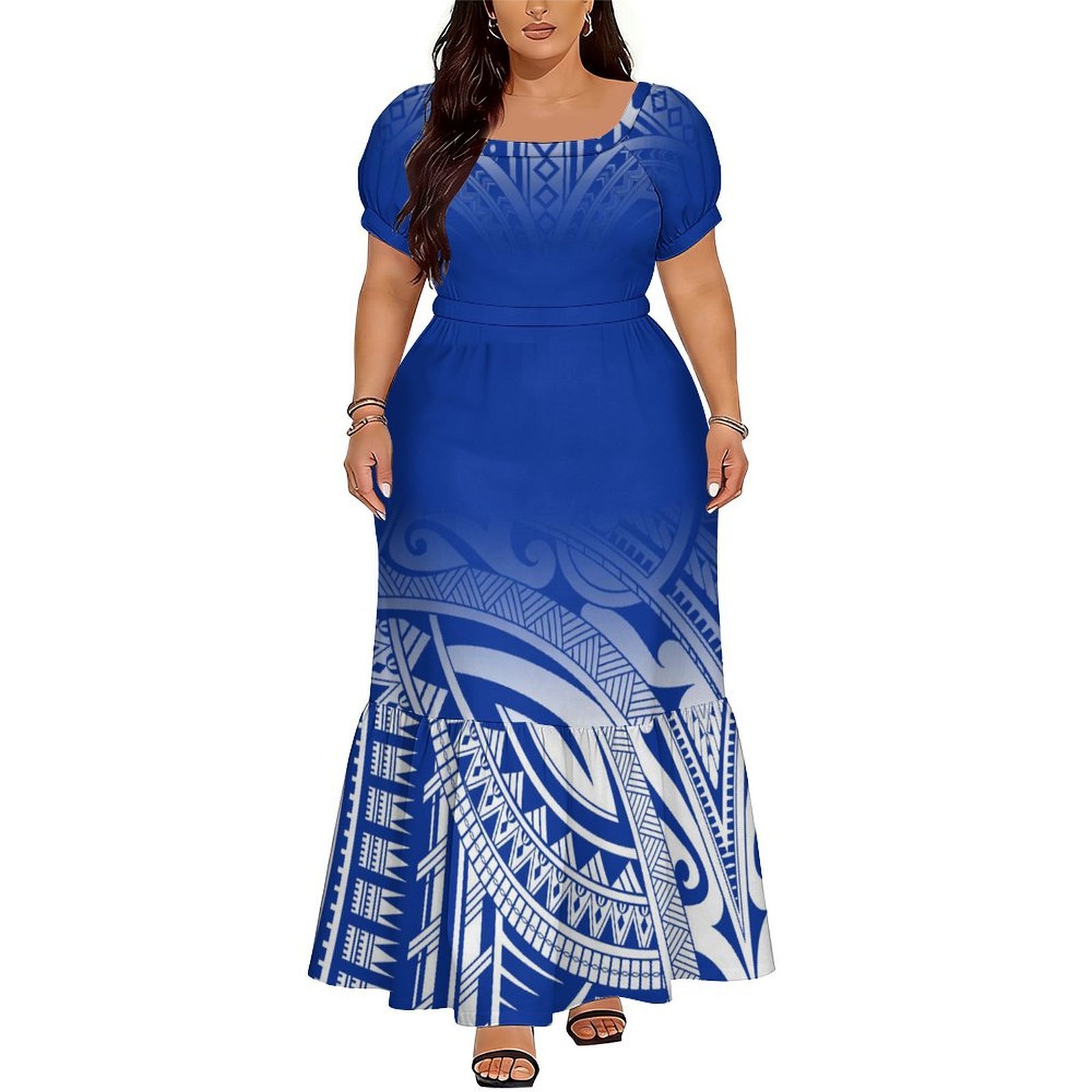 Hot-Selling Elegant V-Neck Lon - Ethnic Style Dresses review and price