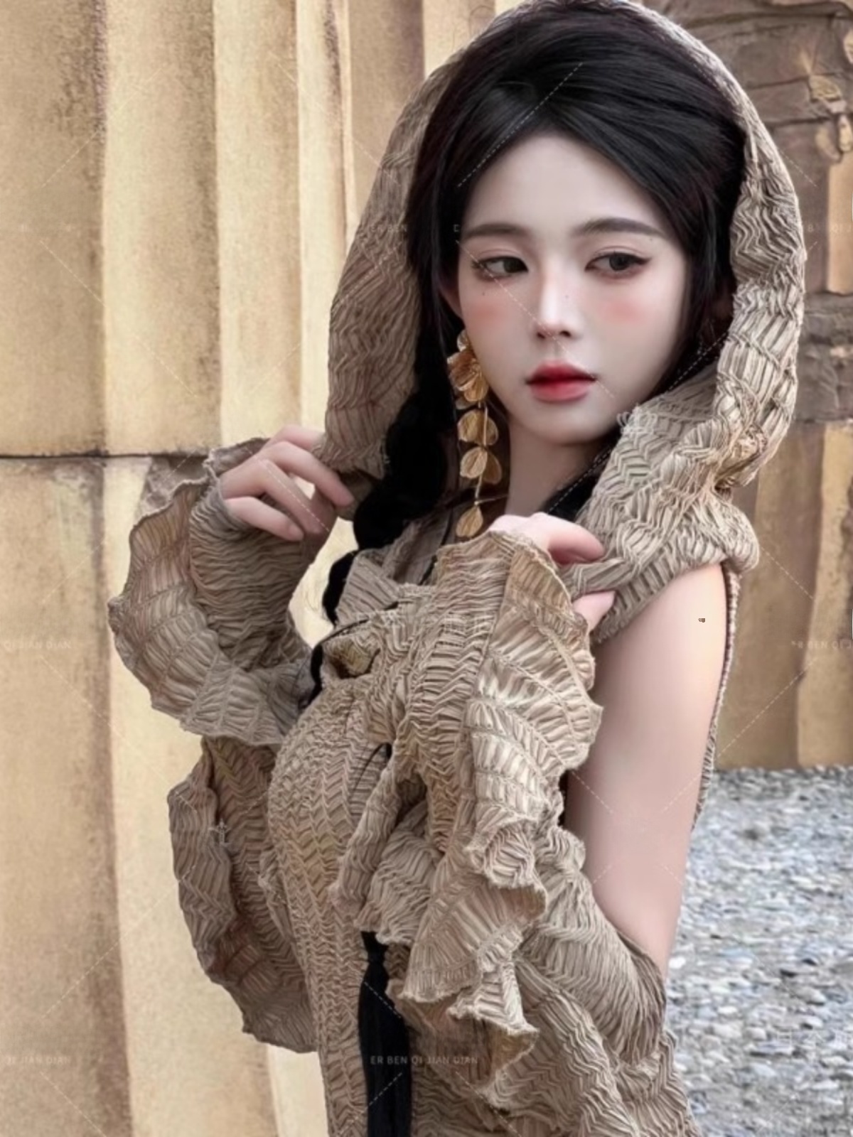 Desert  Themed Long Dress Wome - Ethnic Style Dresses review and price