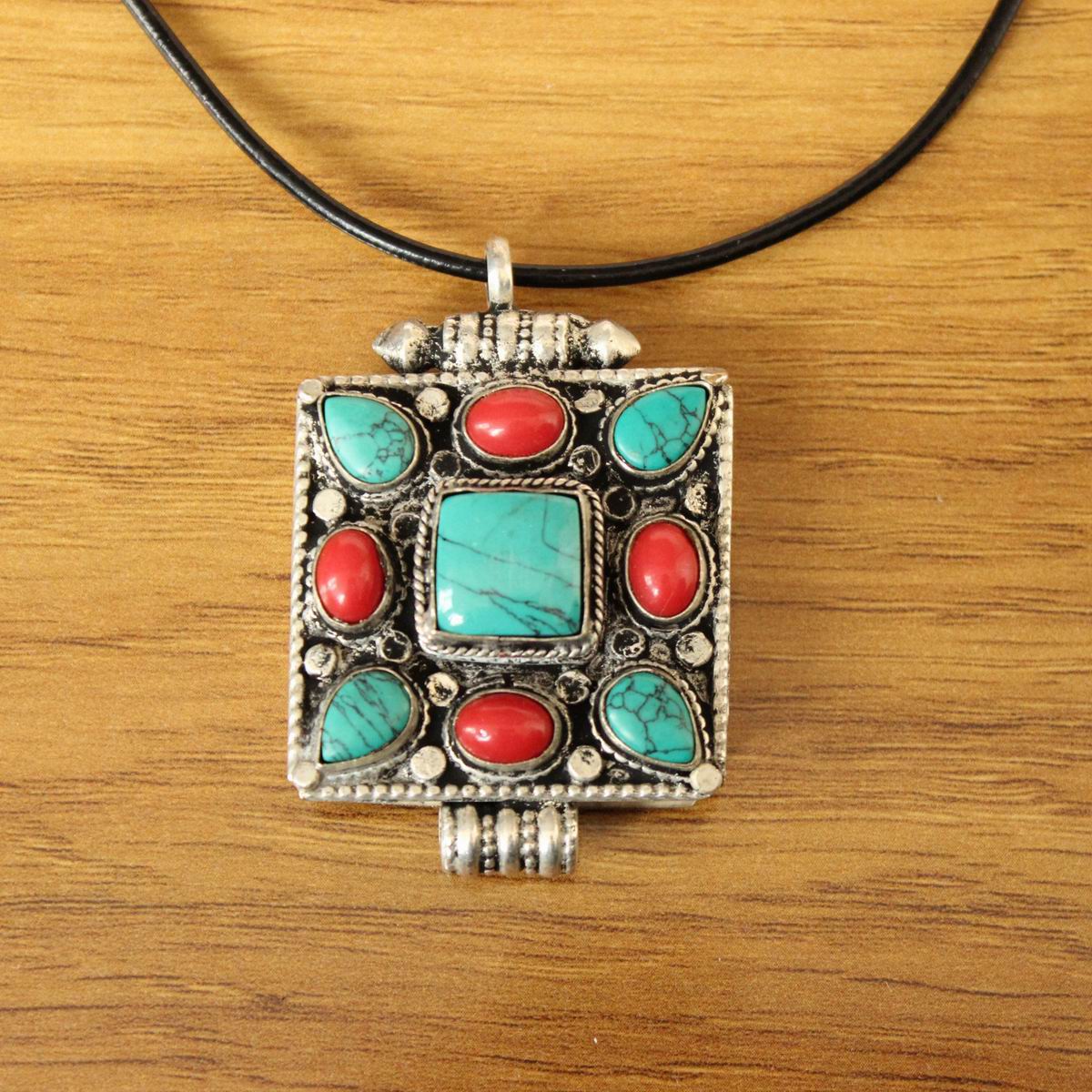 PN257 Ethnic Tibetan Silver Me - Ethnic Fashion Store review and price