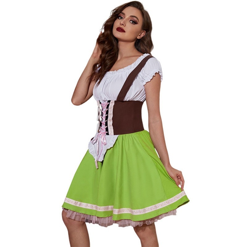 New Green National Style Beer  - Ethnic Style Dresses review and price