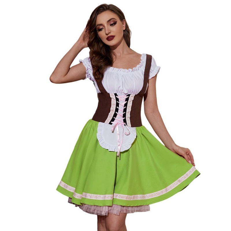 New Green National Style Beer  - Ethnic Style Dresses review and price