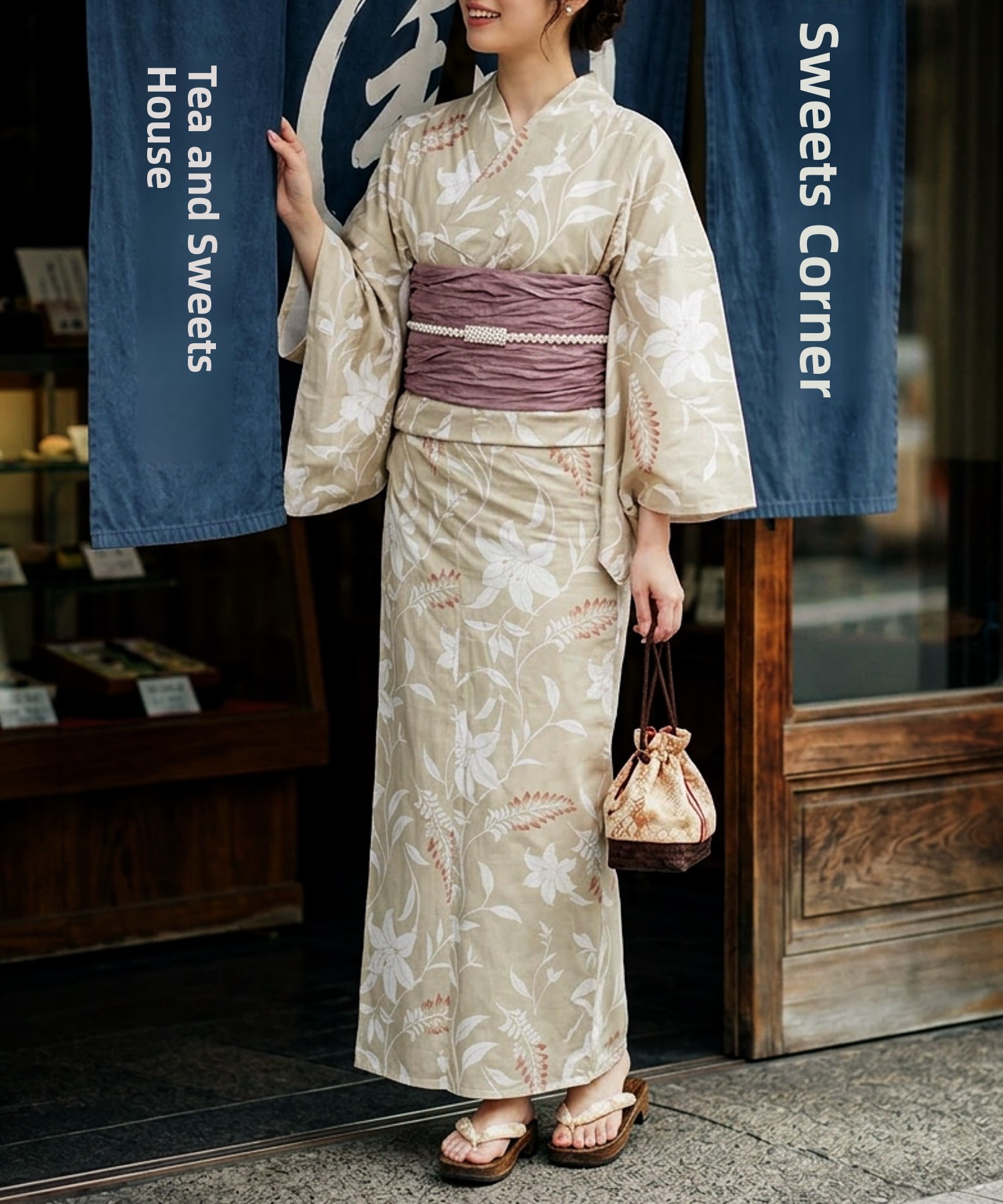 Traditional Yukata Kimono Cott - Ethnic Style Dresses review and price