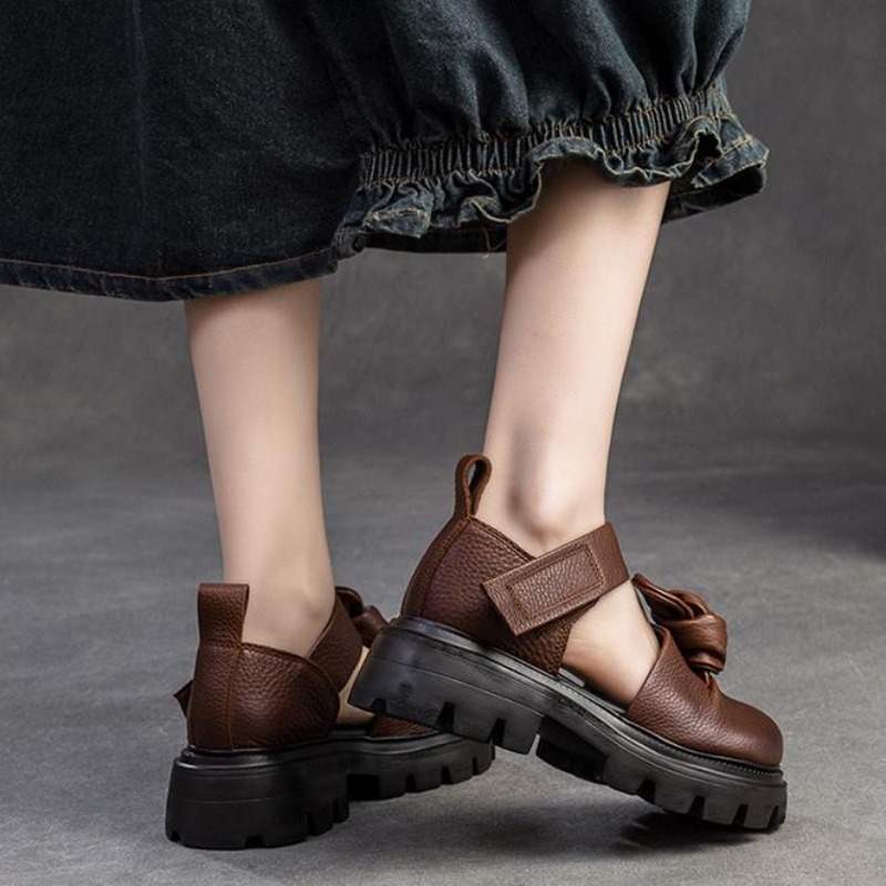 5cm Ethnic Knot Platform Wedge - Ethnic Fashion Women review and price