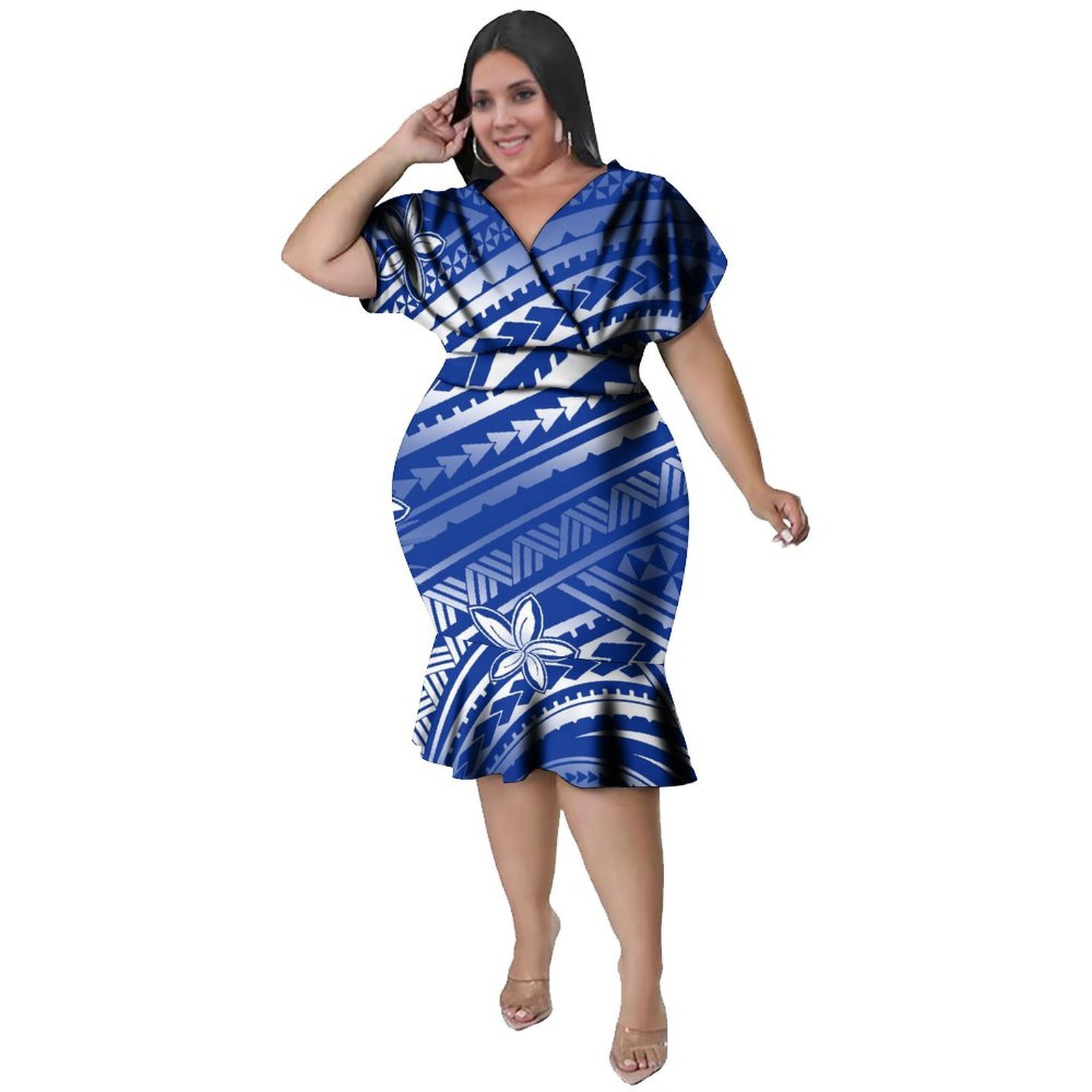 V-Neckline  Women'S Polynesian - Ethnic Style Dresses review and price