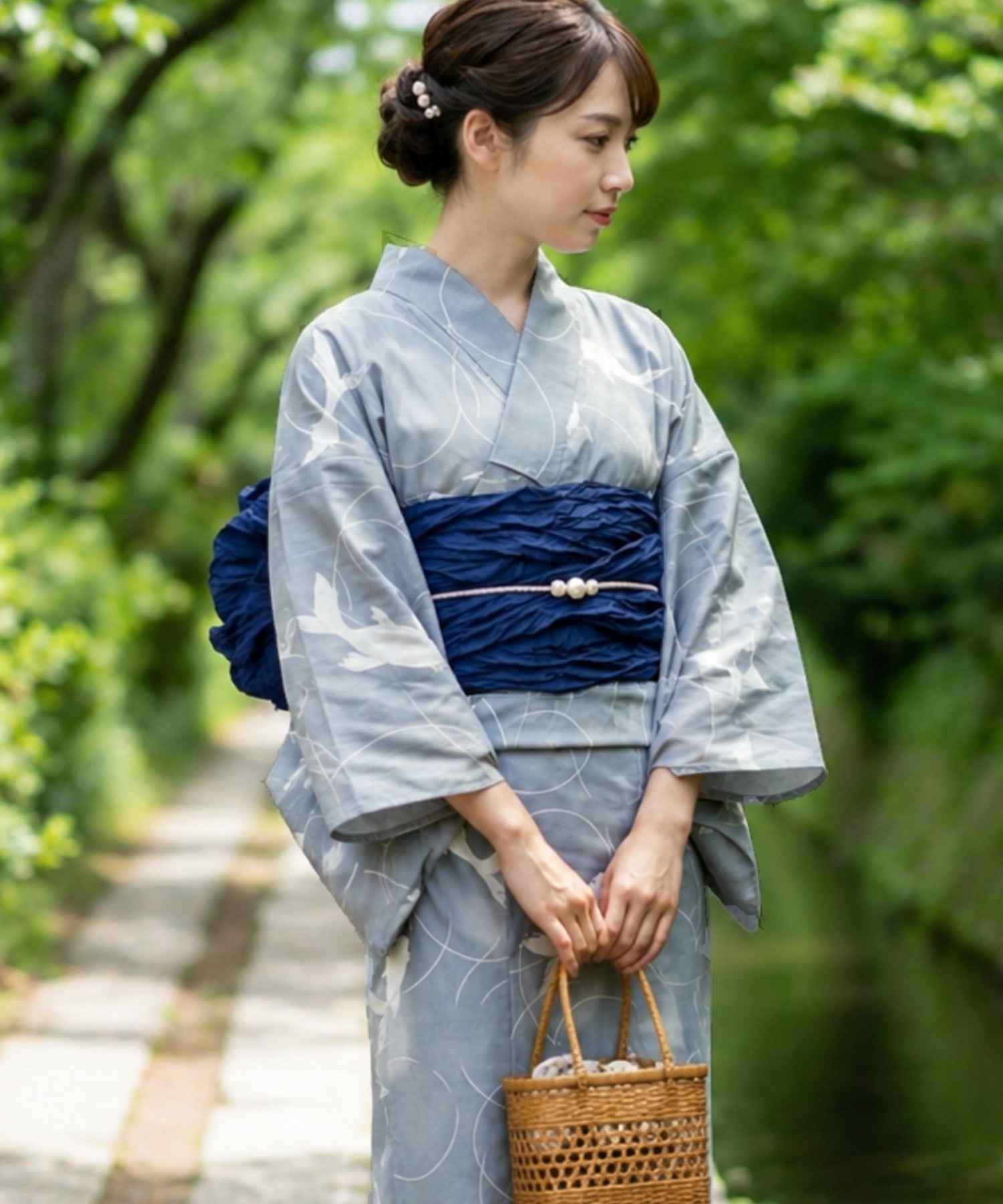 Traditional Yukata Kimono Cott - Ethnic Style Dresses review and price