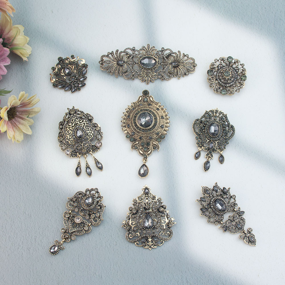 Chic Vintage Arab Kurds Brooch - Ethnic Chic Fashion review and price