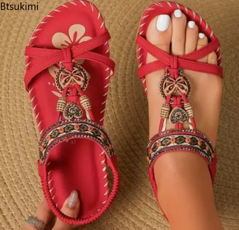 Women Bohemian Sandals Outdoor - Ethnic Fashion Women review and price