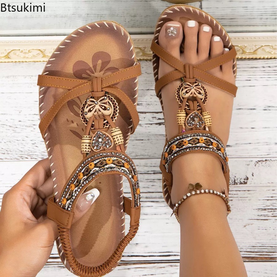 Women Bohemian Sandals Outdoor - Ethnic Fashion Women review and price