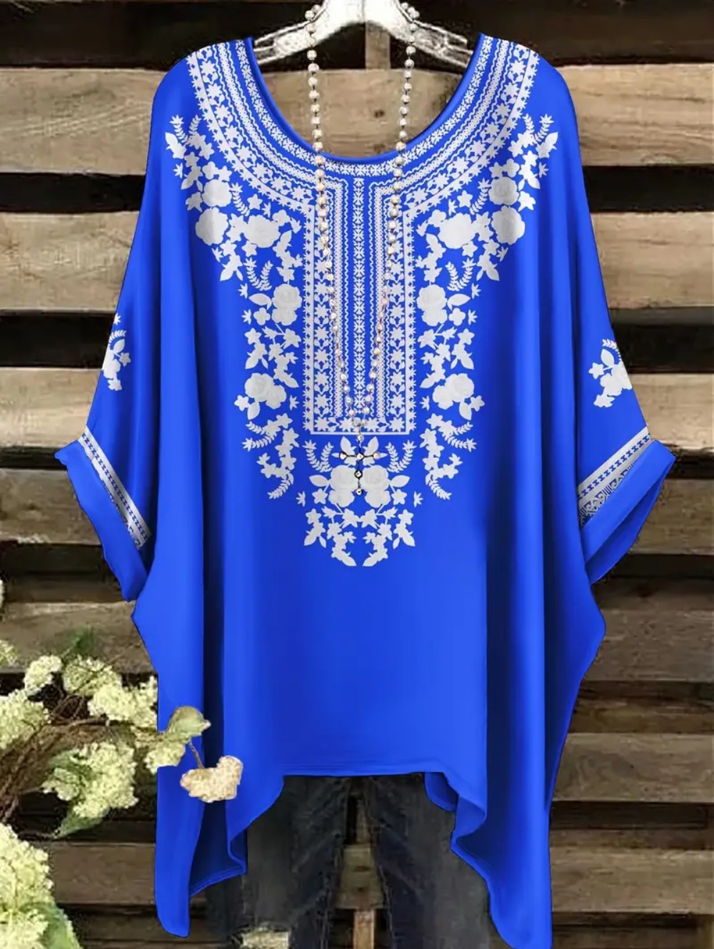 Bohemian Chic Oversized T-Shir - Ethnic Chic Fashion review and price