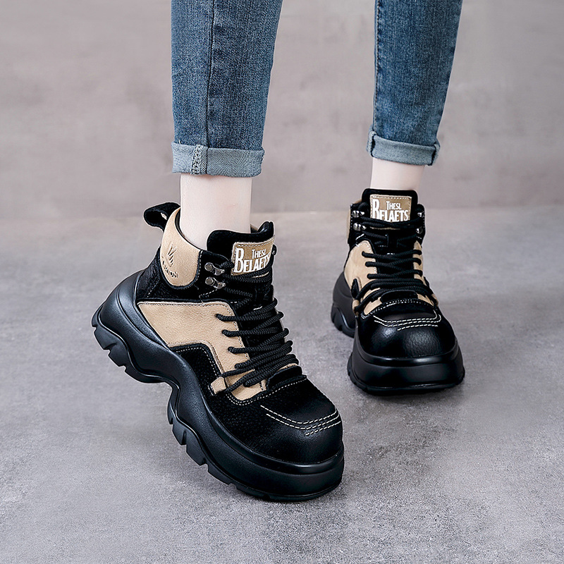 6cm Genuine Leather Wedge Fash - Ethnic Fashion Women review and price