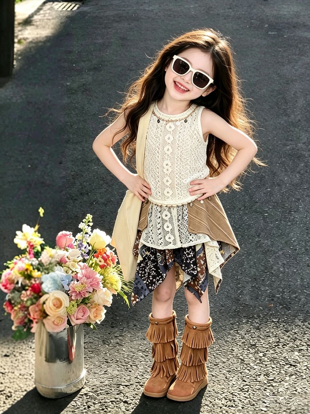 Girls Summer Outfit 2026 New E - Kids Ethnic Fashion review and price