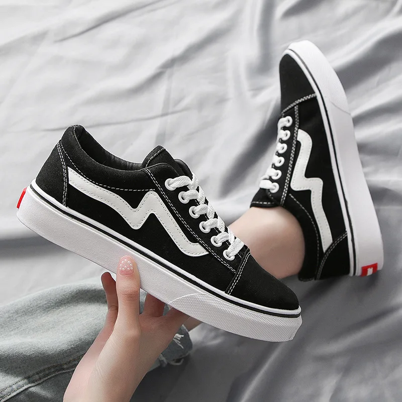 2025 Spring New Canvas Shoes f - Vans Shoes Old Skool review and price